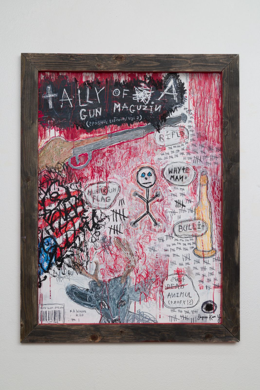 Xperiment #72: Homework Assignment #7 - Tally of a Gun Maguzin (Speshul Edishun / Vol 2), 43 x 55 x 1.5 inches
