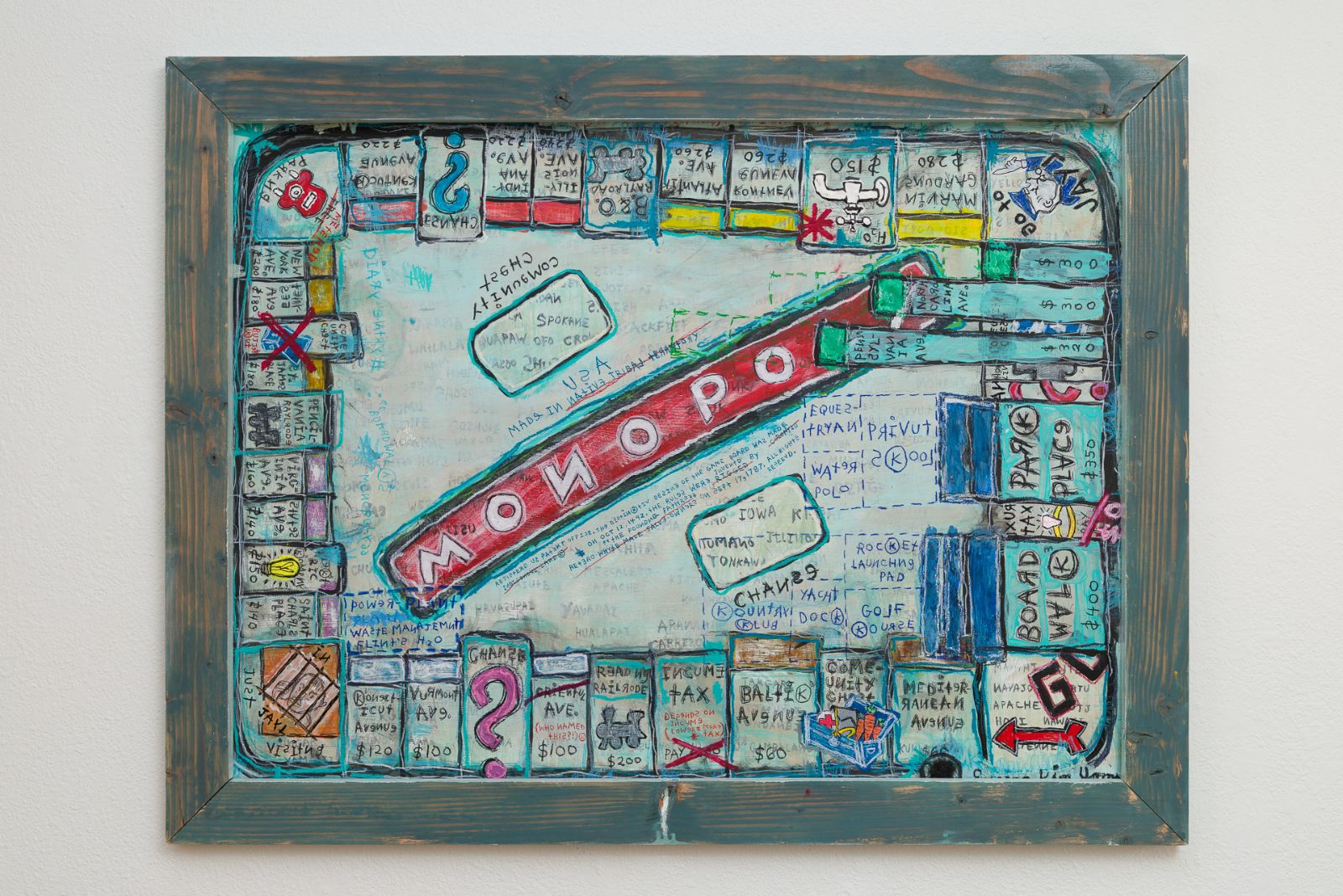 Xperiment #80: Boardwal(K)’s Monopoly, 55 x 43 x 1.5 inches