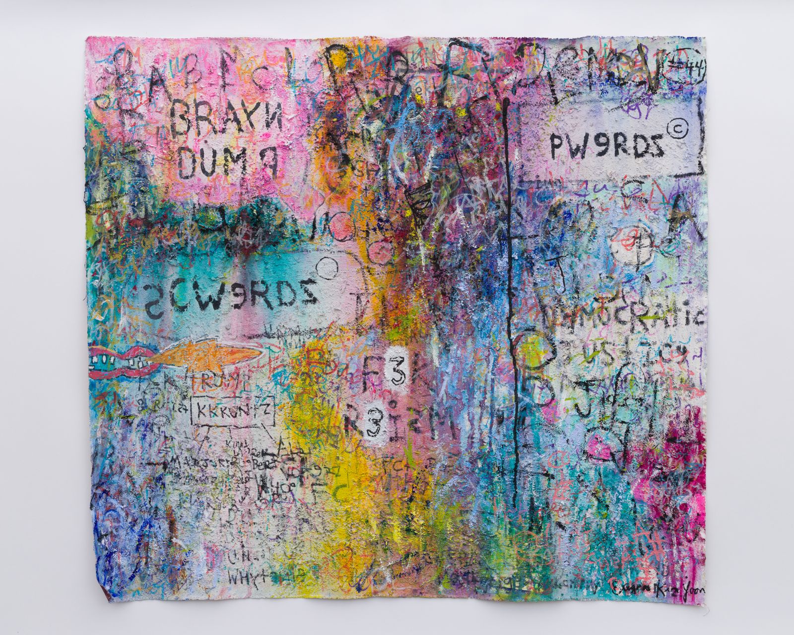 Xperiment #44 & 45 (double sided): Brayn Dump Scwerdz & Pwerdz on Berlin Wall