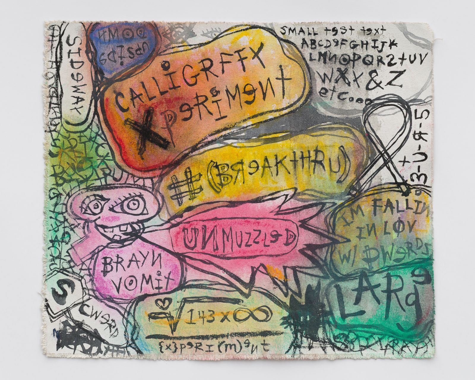 Xperiment #62: A Calligrffy x Oil Pastel x Baby Oil Test (Lost AF Series)