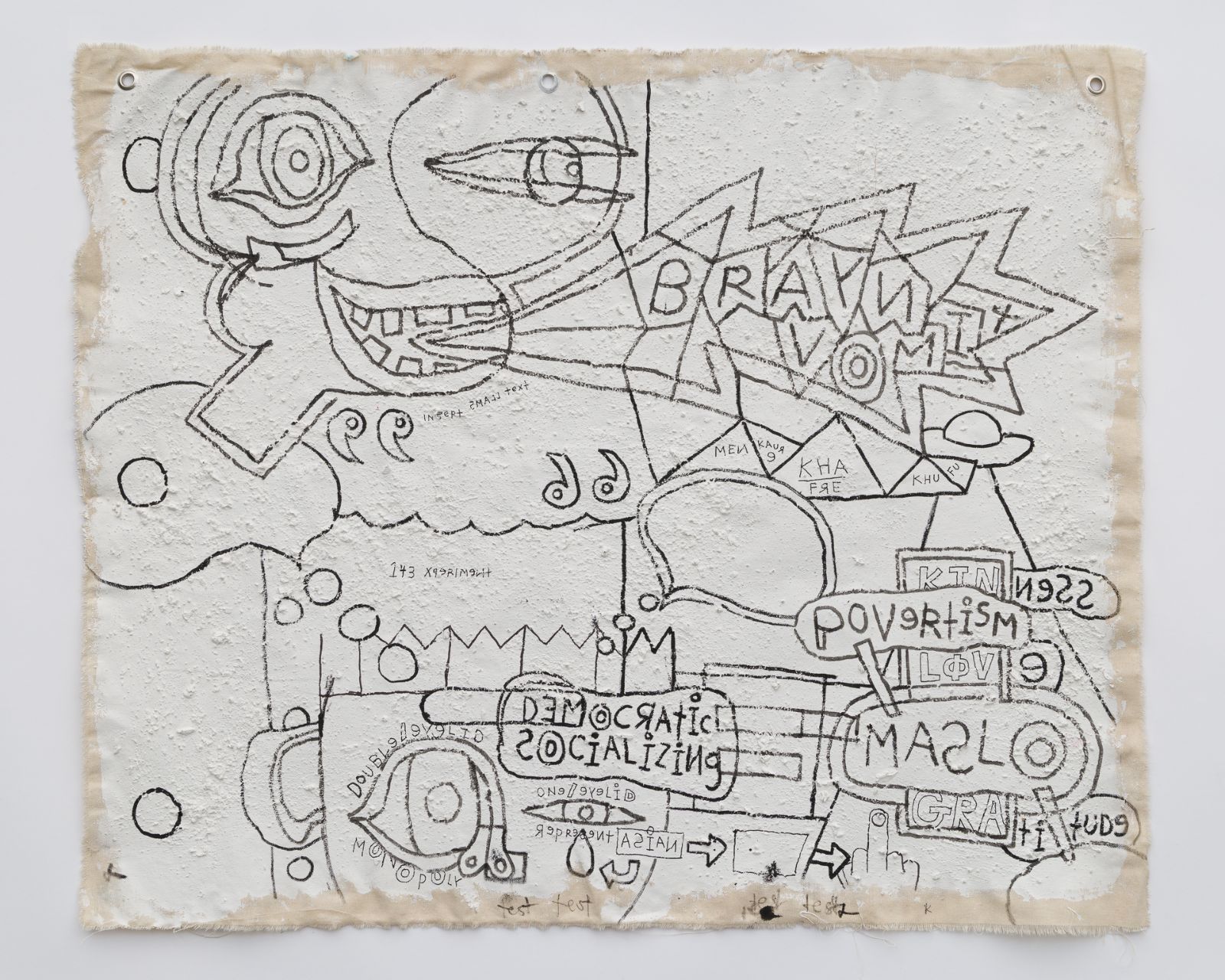 Xperiment #50: Brayn Vomet / Democratic Socializing in an era of Double Eyelid Povertism on Berlin Wall