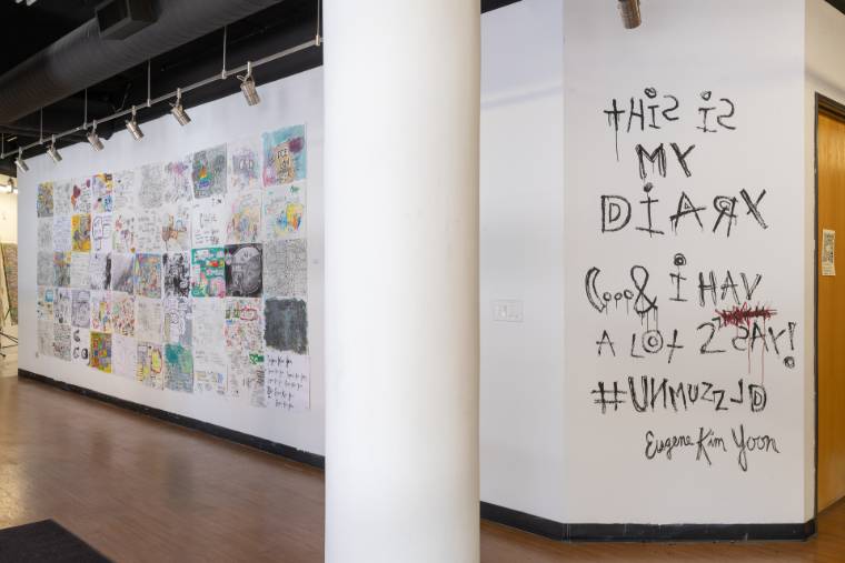 Installation view — This is My Diary (…& I Hav A LoT 2 SaY!) #UNmuzzld