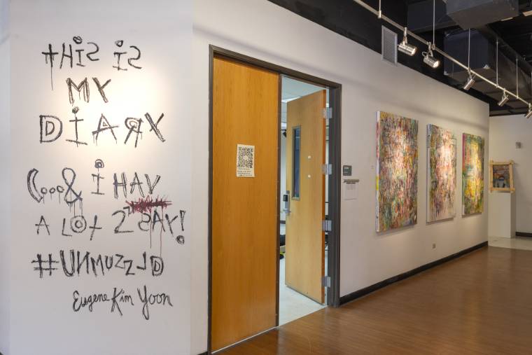 Installation view — This is My Diary (…& I Hav A LoT 2 SaY!) #UNmuzzld
